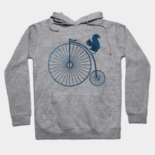 Squirrel on a high wheel Hoodie